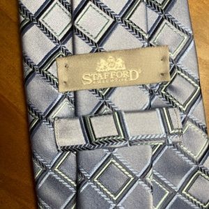 Stafford Necktie Blues & Light Green (mint?)